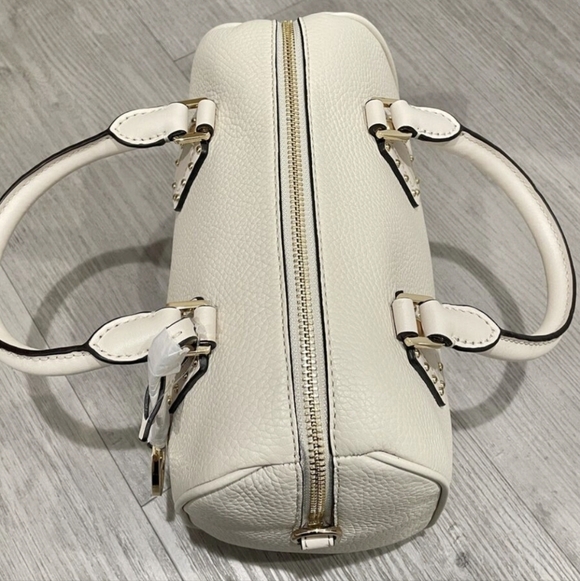 Michael Kors Women's ARIA MEDIUM Leather Satchel Studded Handbag - Picture 6 of 7